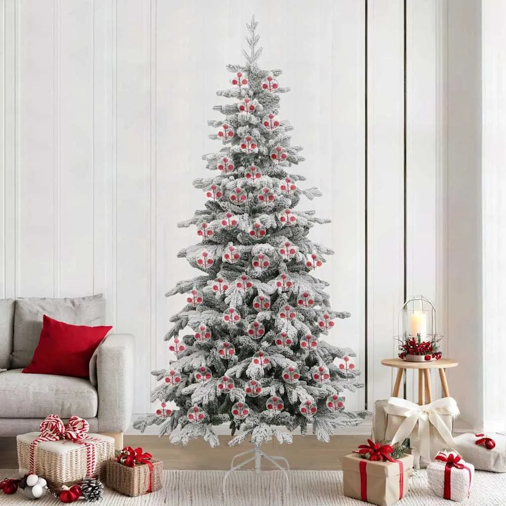 vidaXL Conjunto de Bolas de Natal 100 pcs Transparente Ø 10 cm