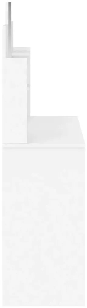 Toucador com espelho 96x39x142 cm cor branco