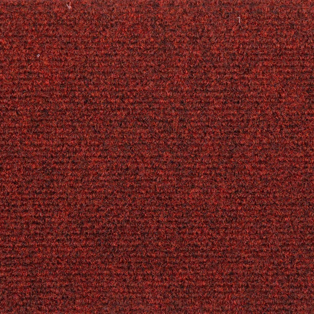 Tapetes escada autoadesivos 5 pcs 56x17x3 cm agulhado vermelho