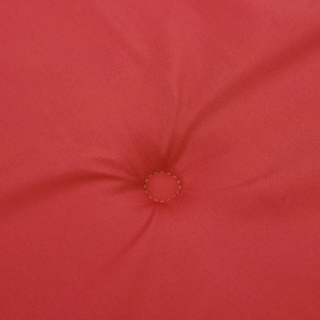 Almofadões para cadeiras altas de jardim 2 pcs tecido vermelho