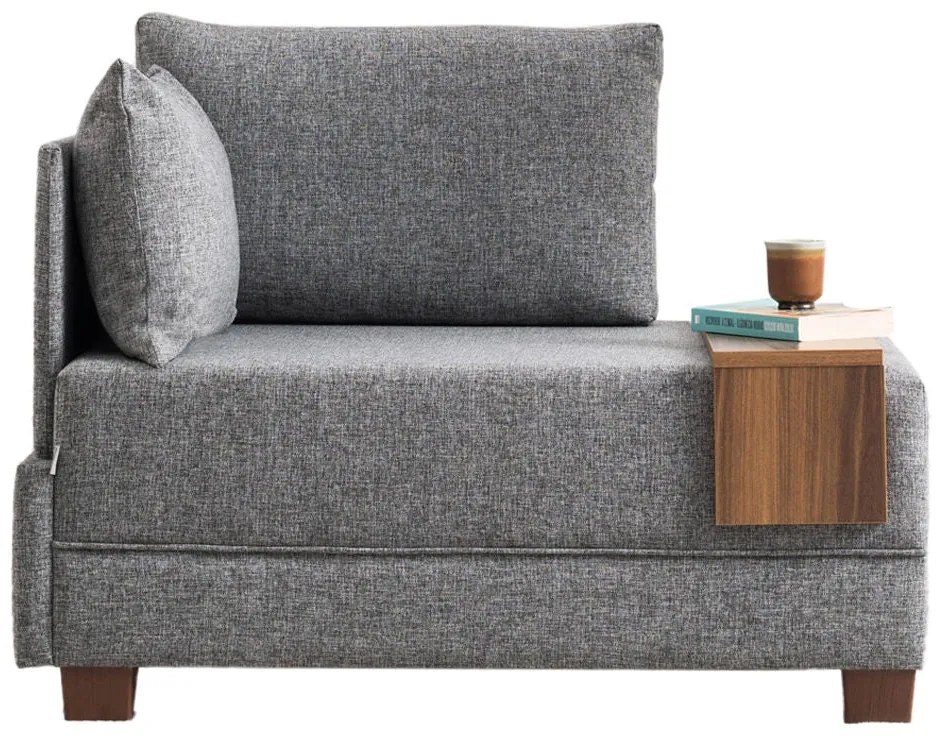 Sofá de 1 Lugar Fly – Cinza – 100x80x75 cm