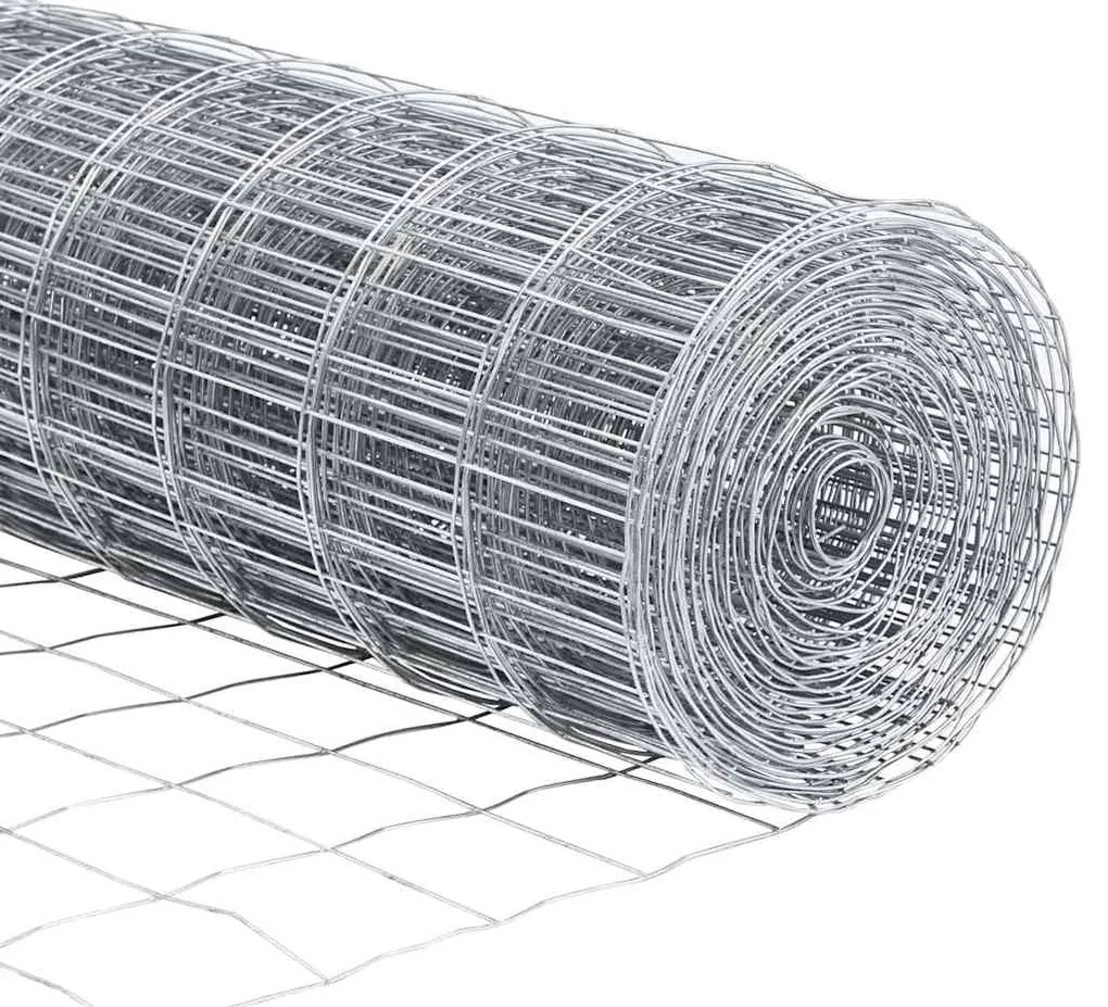Cerca Euro com 7 postes em espinho 1,6x10 m em aço galvanizado