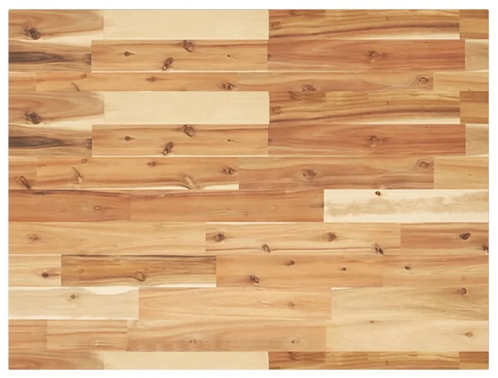 vidaXL Tampo p/ móvel de WC 80x60x2 cm acácia maciça acabamento a óleo