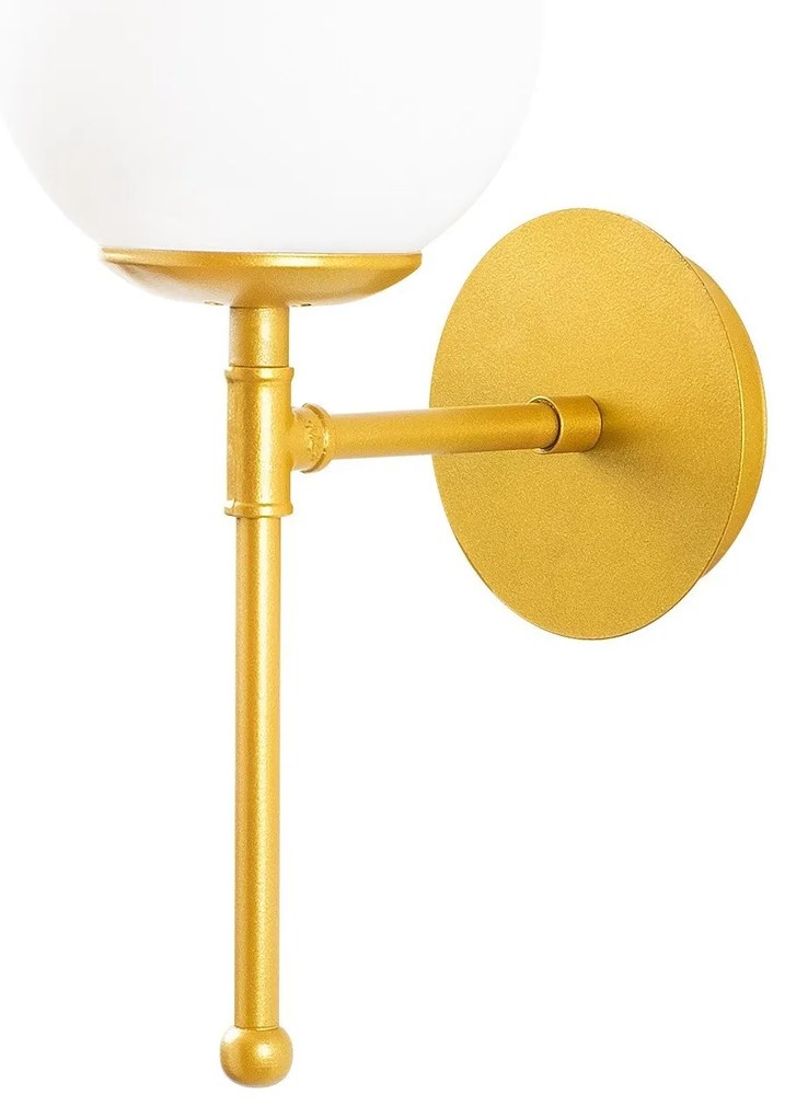 Aplique de Parede Mudoni – Dourado – 15 x 20 cm
