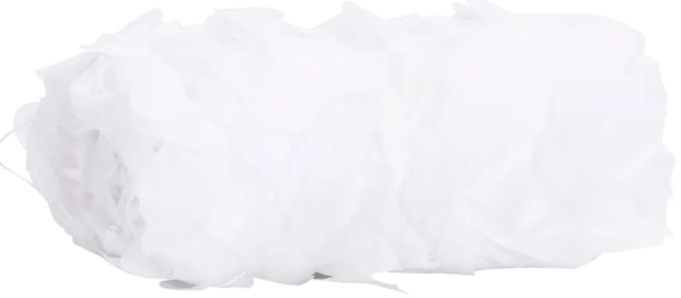 Rede de camuflagem com saco de arrumação 753x199 cm branco