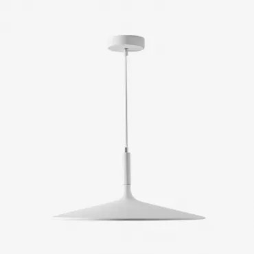 Lâmpada De Teto Suspensa Ø50 Cm Led Kaula Branco - Branco - Sklum