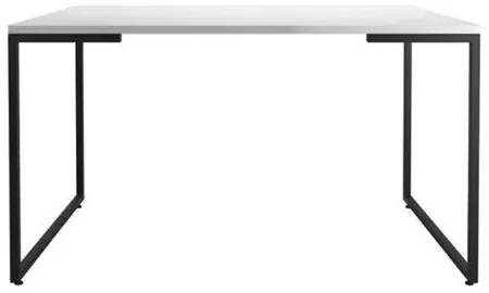 Mesa de Jantar PORTO ONE – 135x90x75 cm – Metal Preto e Tampo em MDP B