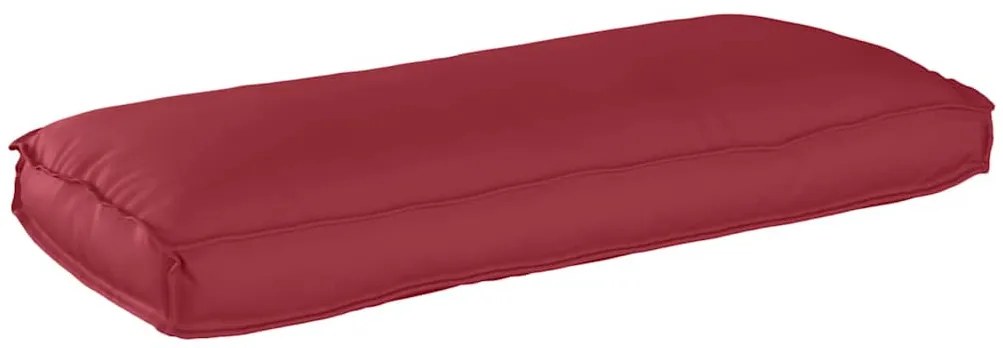 Almofada para Palete - Assento e Costas Vermelha Bordô, 120 x 50 x 12