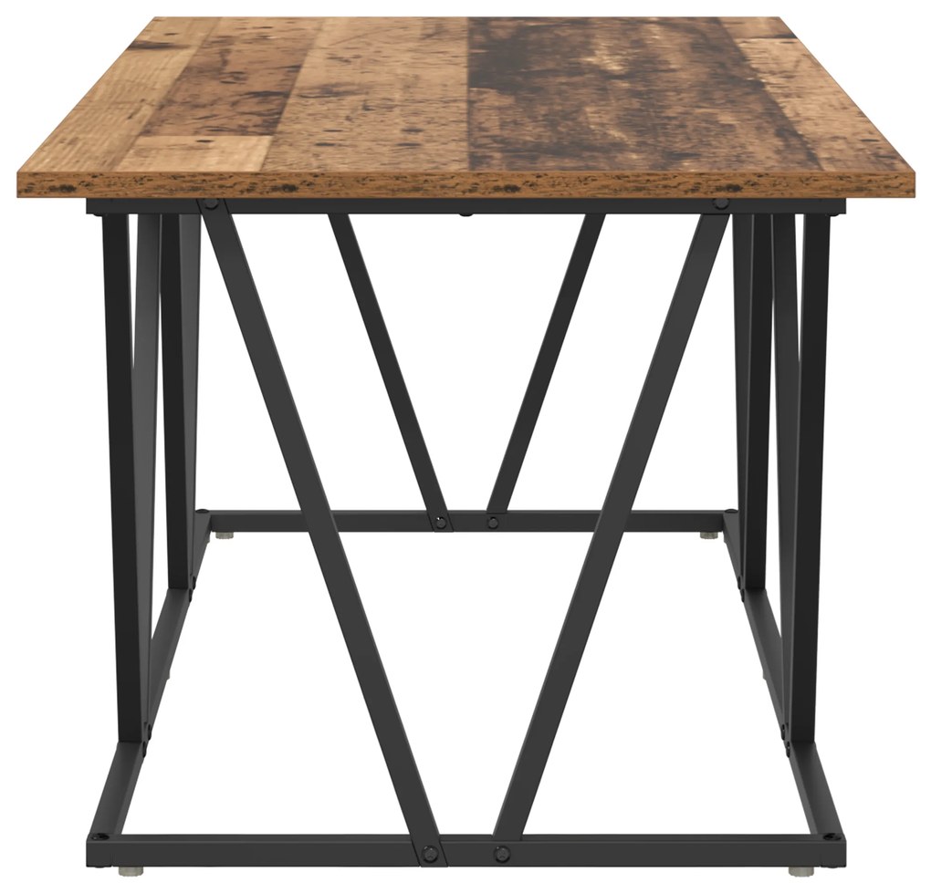 Mesa de Café vidaXL de Madeira Antiga 100x50x40 cm em Madeira Ingénua