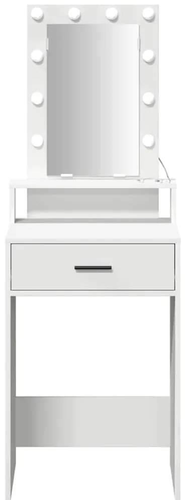 Mesa de Maquiagem vidaXL com Luzes LED Branca 50x41x140 cm