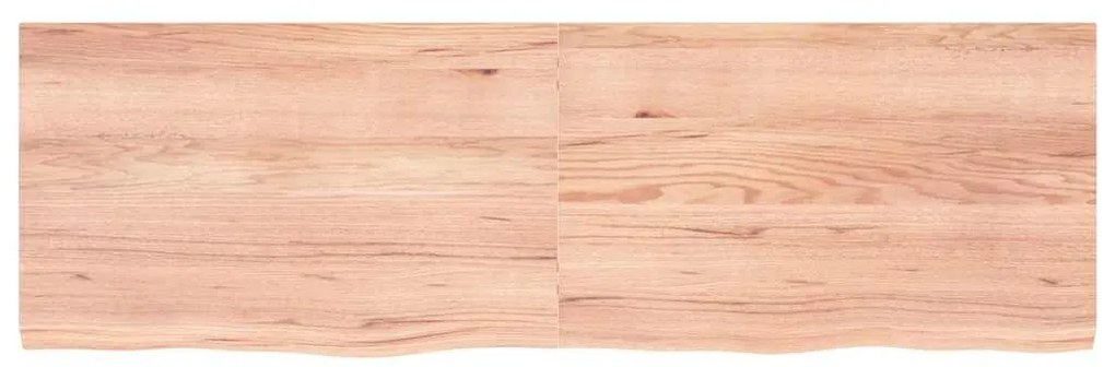 Prateleira de parede 160x50x(2-4) cm carvalho tratado castanho