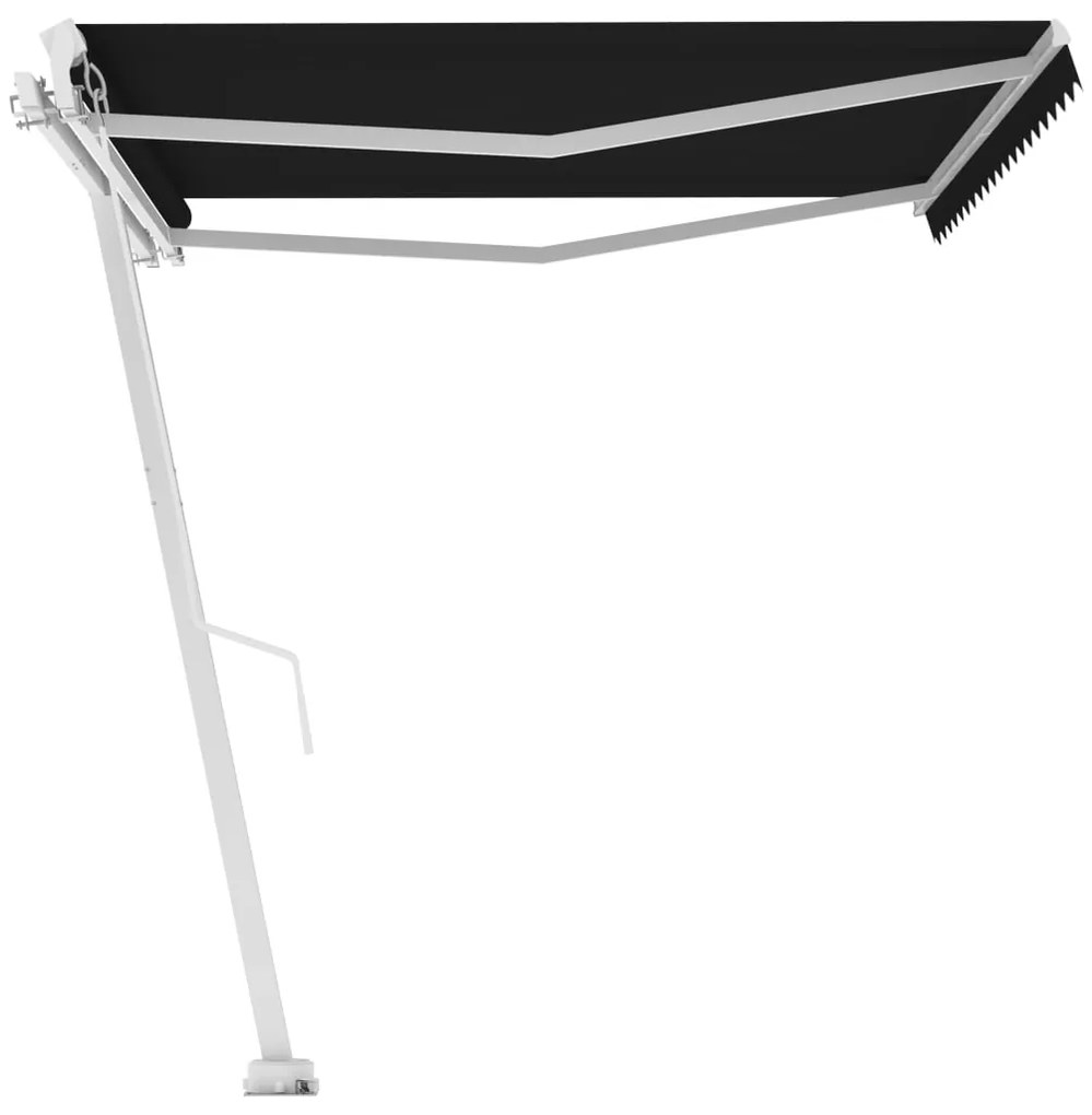 Toldo retrátil manual independente 450x350 cm antracite