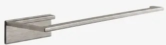 Toalheiro Adesivo De Parede Com Barra 30 Cm Para Casa De Banho Em Aço Inoxidável Jalter Cinzento Escovado - Sklum