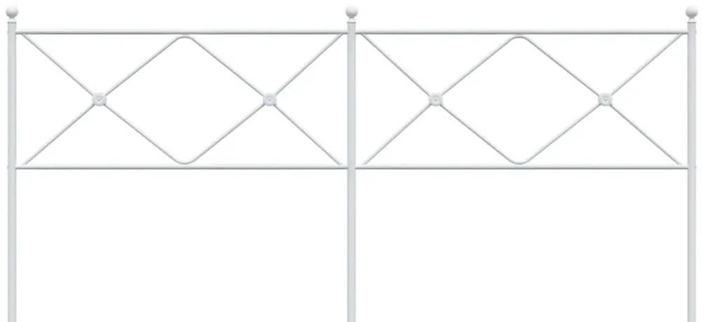 Cabeceira de cama 193 cm metal branco