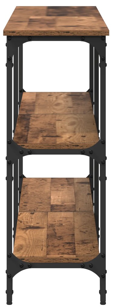 Mesa de Console Madeira Antiga 200x29x75 cm Engenharia