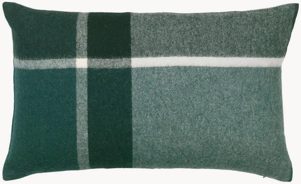 Capa de almofada reversível em lã de alpaca Manhattan