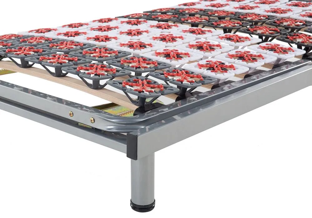 Conjunto de 2 sommier articulados de ripas ajuste manual 180 x 200 cm STAR Beliani
