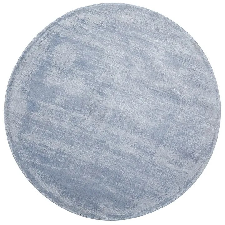Tapete redondo de pelo curto azul claro ⌀ 140 cm GESI Beliani