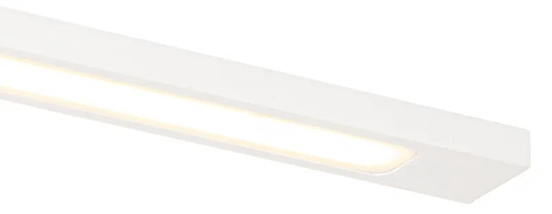 Aplique de parede branco 41,5 cm com LED IP44 - Jerre Design