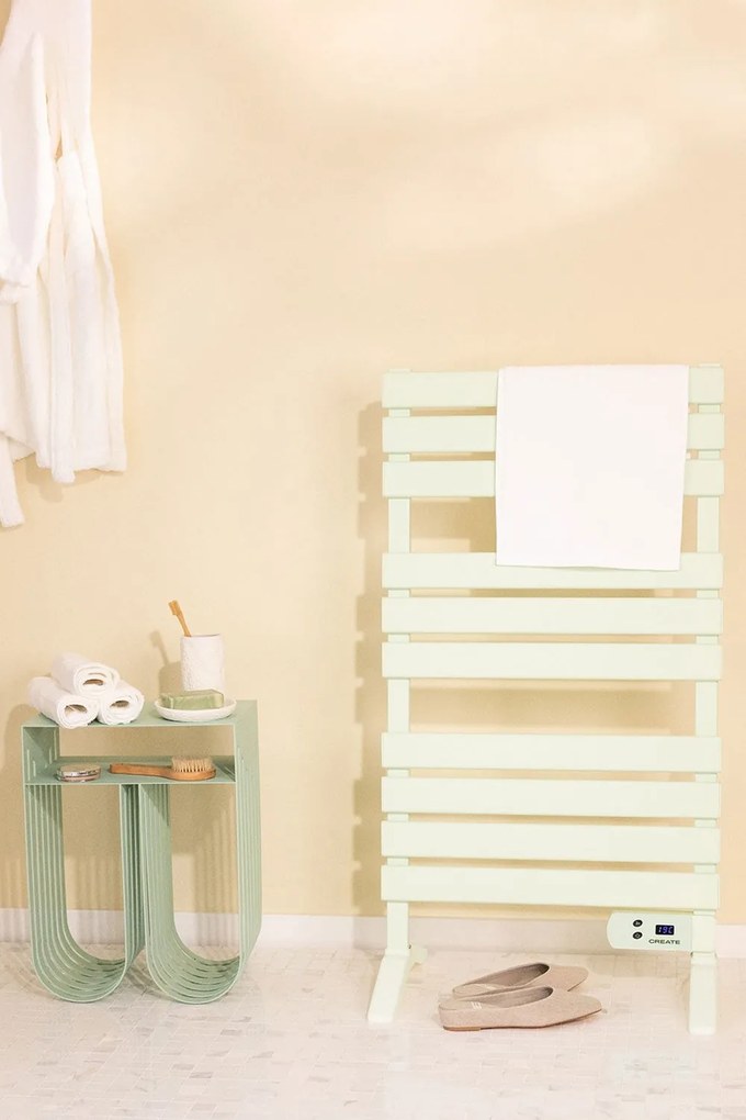 Aquecedor de Toalhas Elétrico Towel 500W - Verde Hortelã - Design Mode