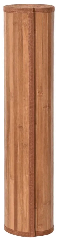 Tapete retangular 100x1000 cm bambu cor natural