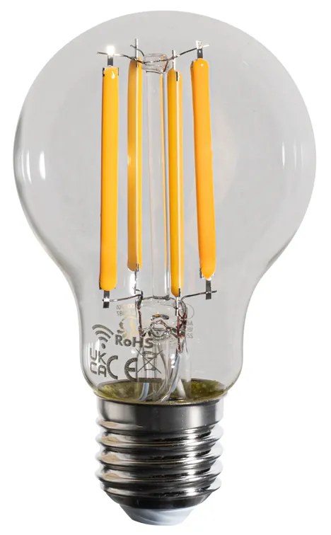 Set van 5 Smart E27 dimbaar in Kelvin LED lampen A60 helder 7W 806 lm 1800-3000K