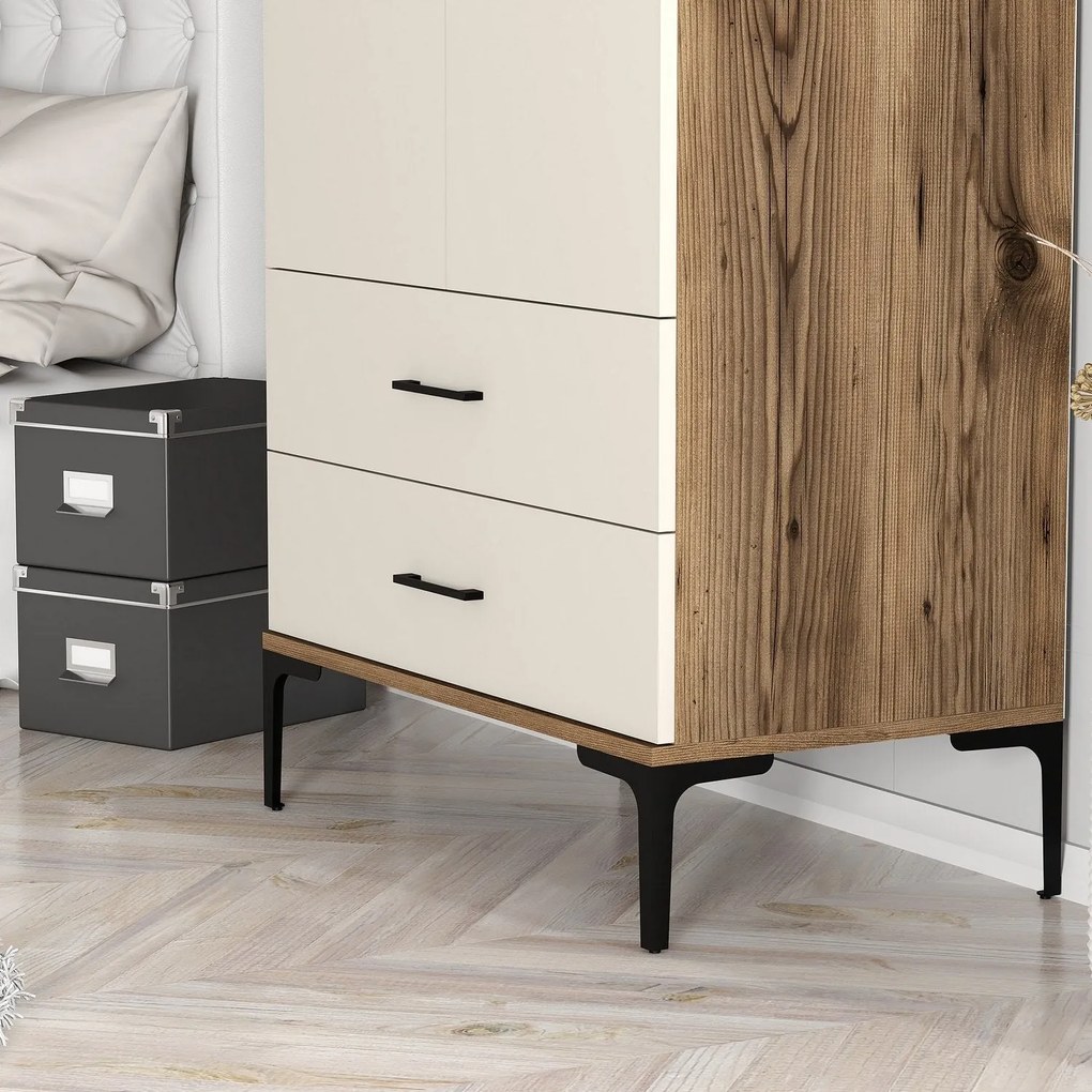 Guarda-roupa Kumsal T – Nogueira – 80x47,5x201,4 cm