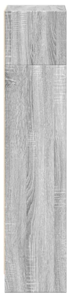 Estante 40x24x109 cm derivados de madeira cinzento sonoma