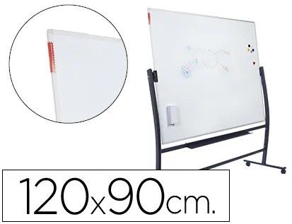 Quadro Branco Rocada Lacado Magnético com Suporte Dupla Face 90x120 cm