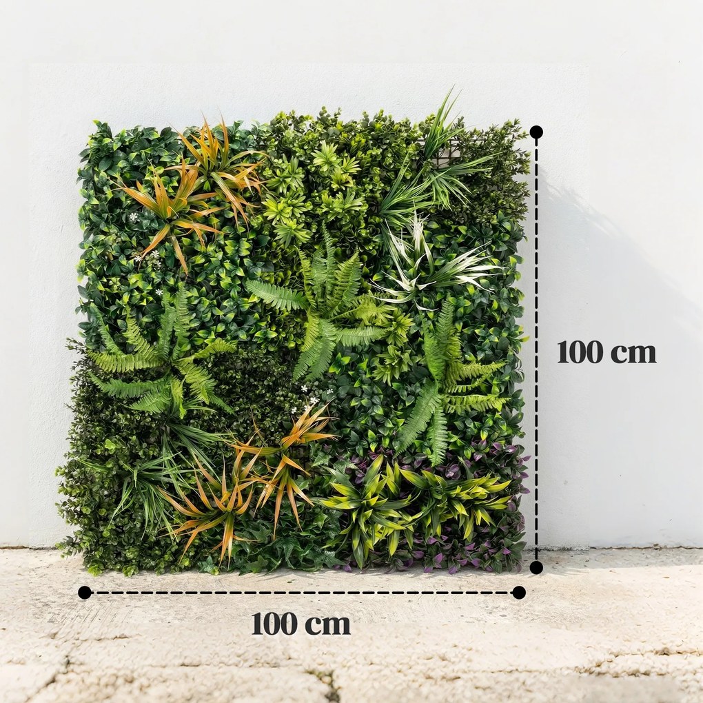 Sebe Artificial para Ocultação de Jardim em Rolo 1x1 m Vedação de Privacidade de Hera Artificial para Varanda Exterior
