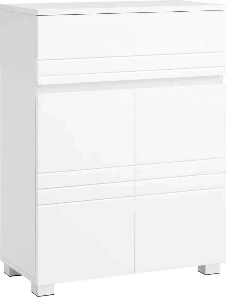 Armário de casa de banho 60 x 30 x 80 cm branco