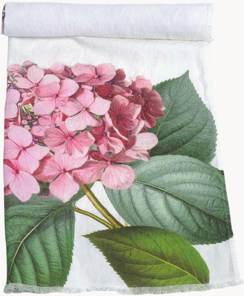 Toalha de banho em linho Hydrangea