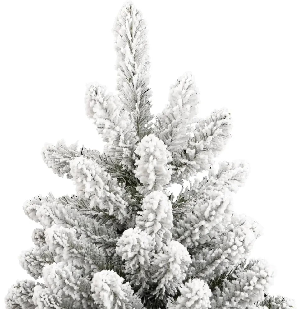 Árvore de Natal artificial articulada c/ flocos de neve 300 cm