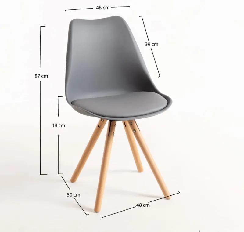Cadeira Bonik Basic - Cinza