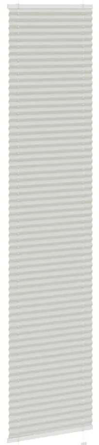 Cinzento Luz Plissada Cega 40x200 cm Largura Tecido 39,4 cm