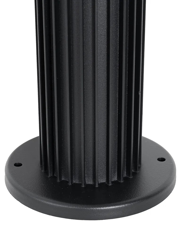 Candeeiro de Poste Exterior de Design Preto 80 cm IP44 - Boris
