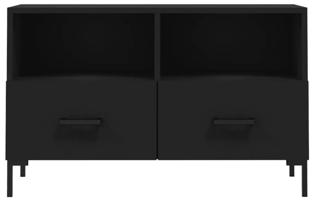 Móvel p/ TV 80x36x50 cm derivados de madeira preto