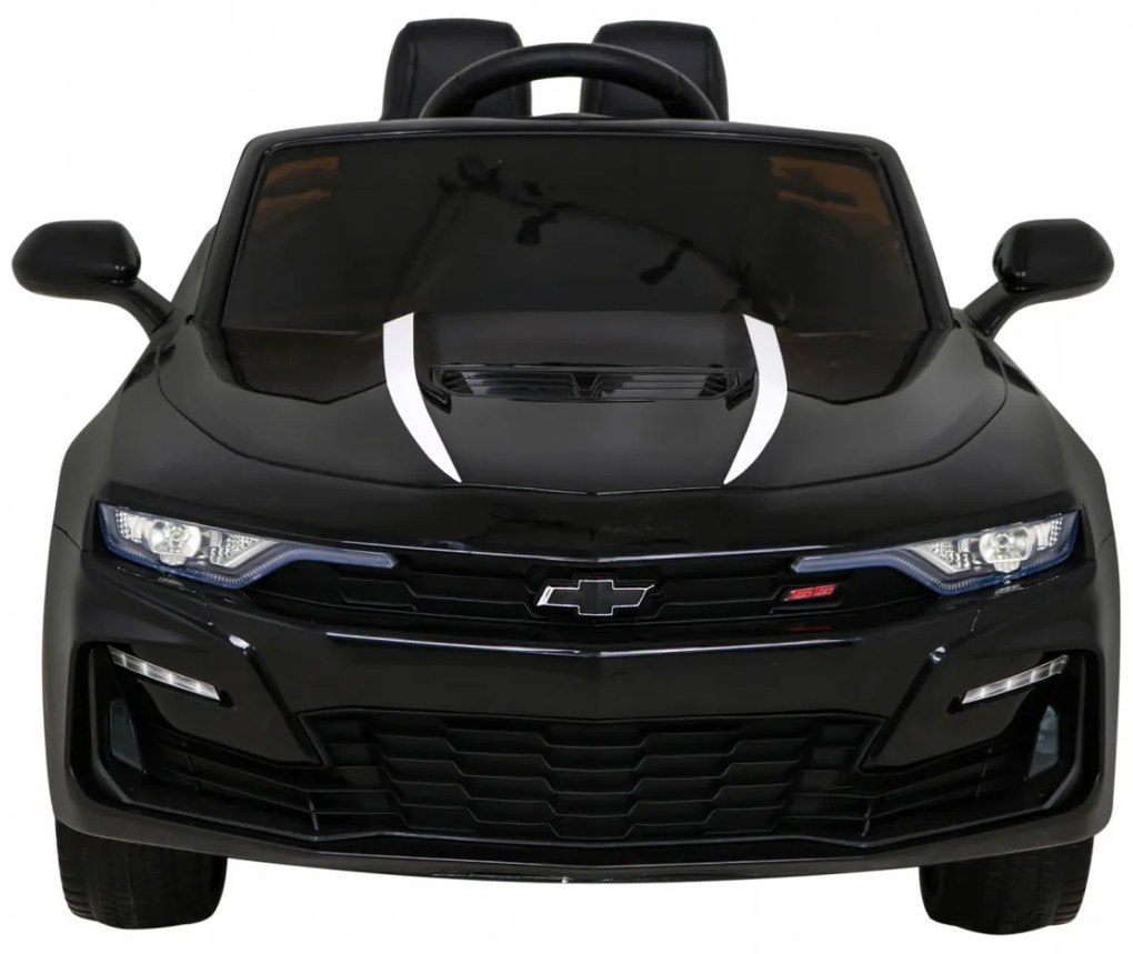 Carro elétrico para Crianças 12V Chevrolet CAMARO 2SS Rodas de EVA, Assento de couro Preto