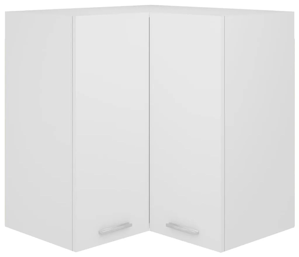 802537 vidaXL Armário de canto parede 57x57x60 cm contraplacado branco