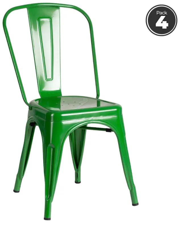 Pack 4 Cadeiras Torix - Verde