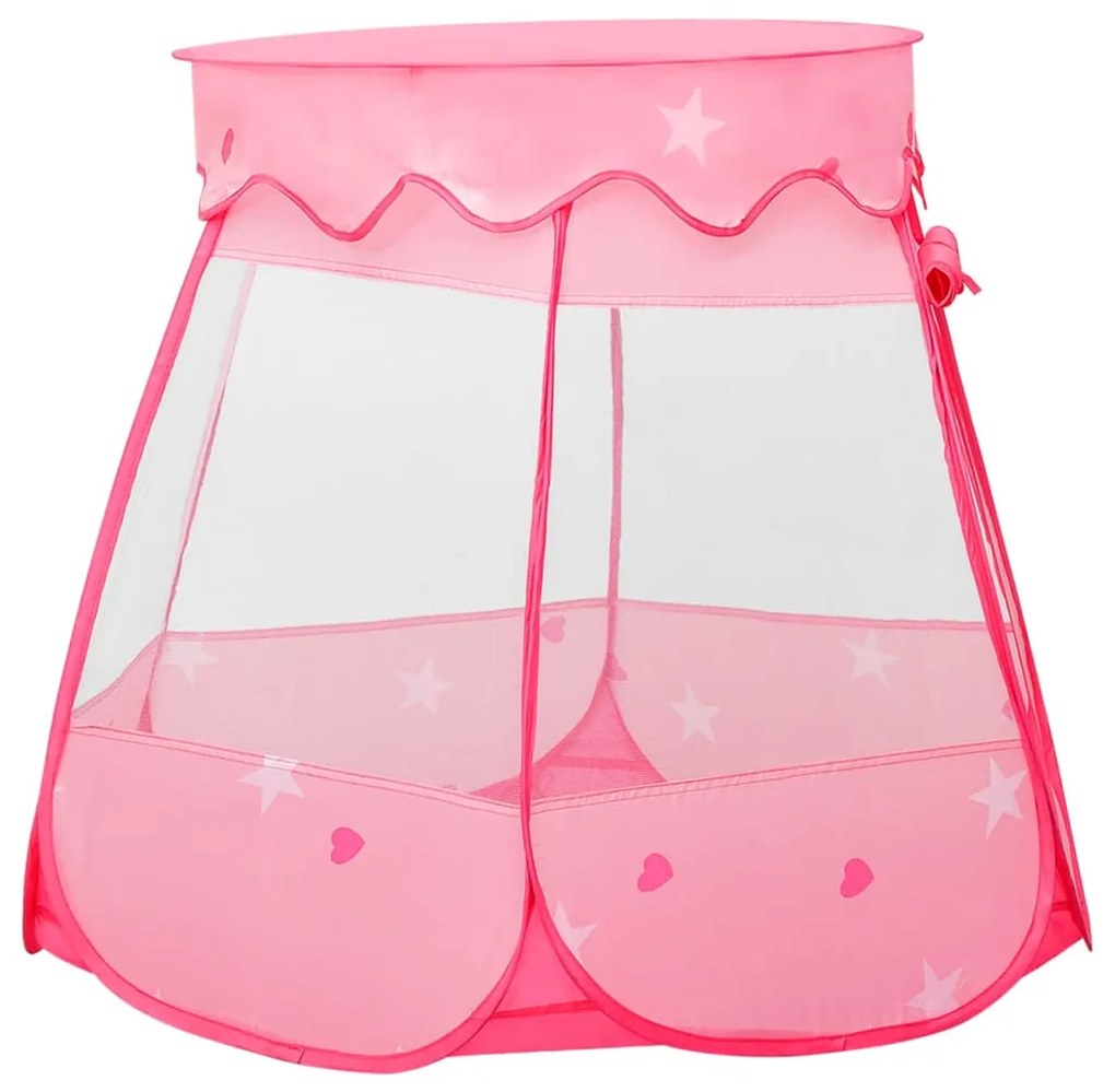 Tenda de brincar infantil 102x102x82 cm rosa