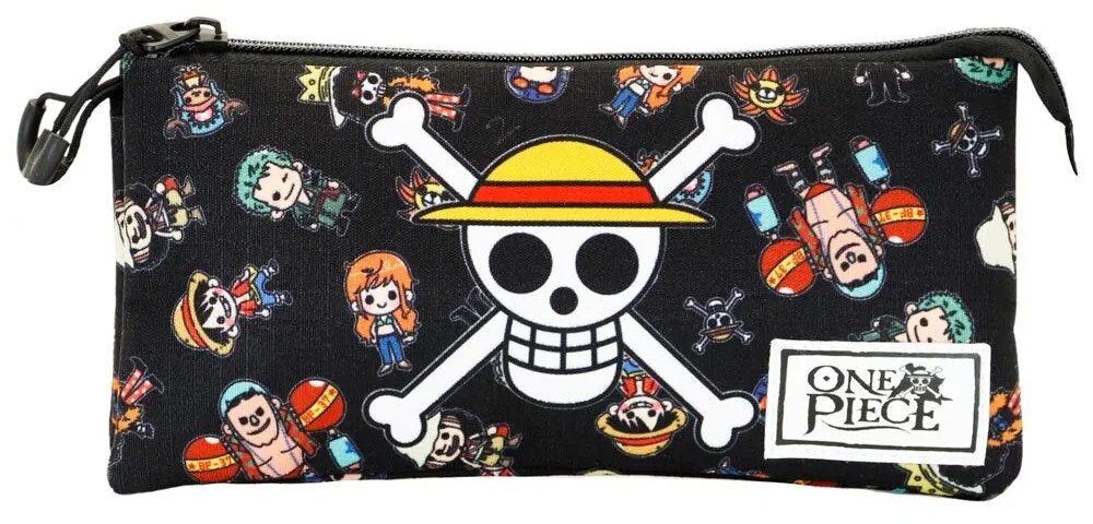 Porta lápis One Piece triplo KARACTERMANIA