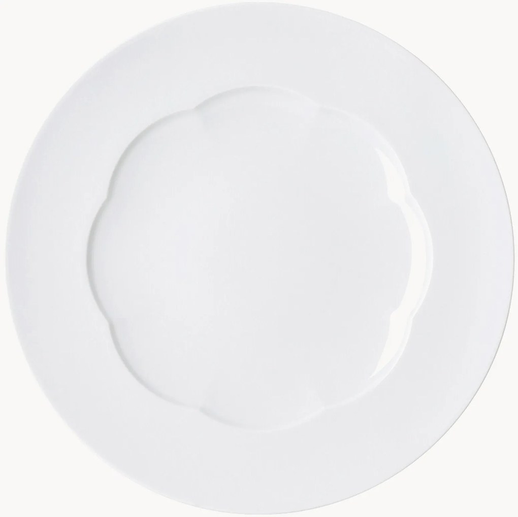 Pratos de pequeno-almoço em porcelana Sonetto, conjunto de 6