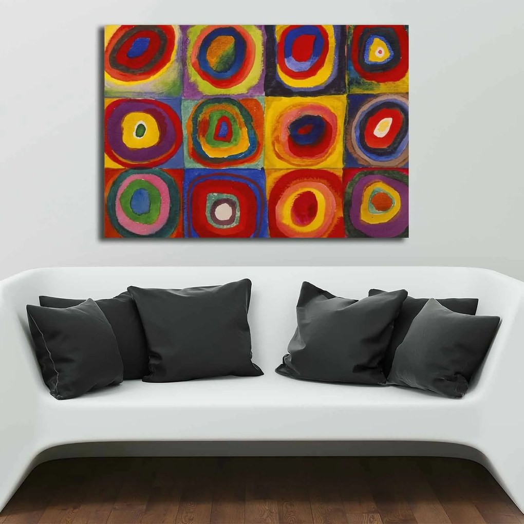 Quadro Decorativo 70100KANDINSKY008 – Multicolor – 70 x 100 cm