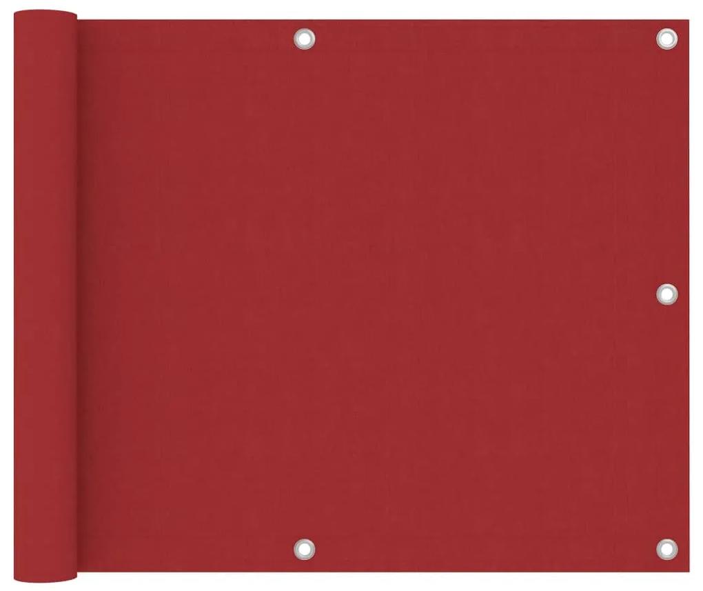 Tela de varanda 75x600 cm tecido Oxford vermelho