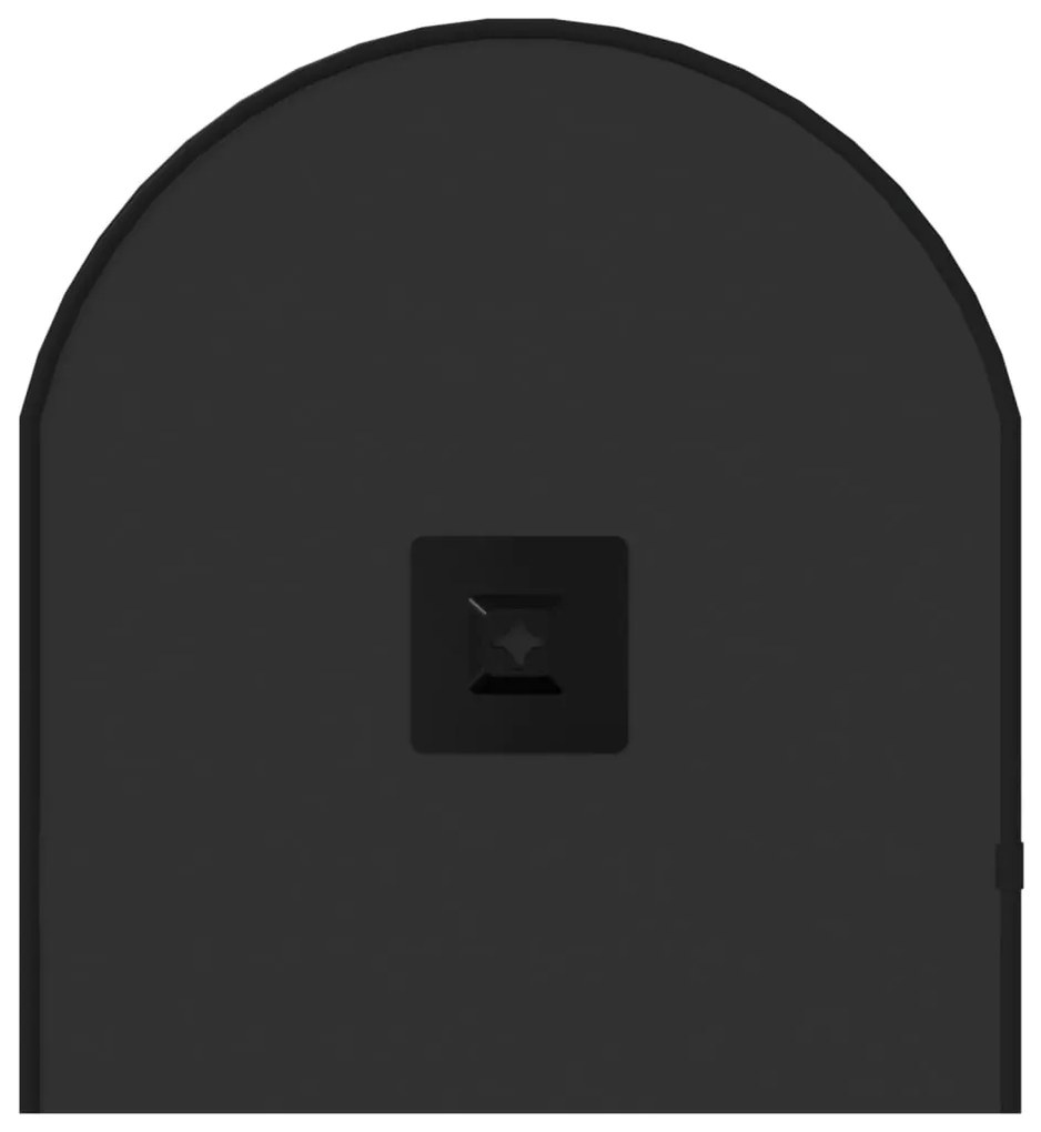 Espelho de parede 70x30 cm oval preto