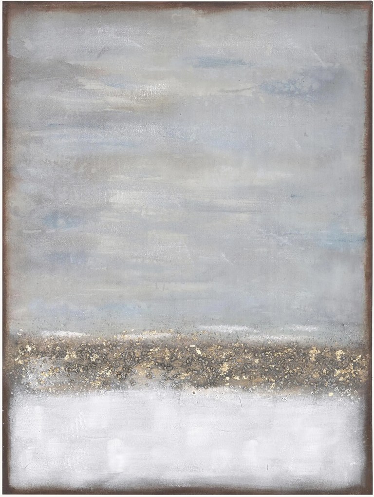 Quadro em tela pintado à mão Abstract Horizon