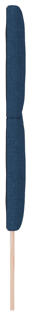 Cabeceira Design de Blocos de Diamante Azul 200 cm Tecido