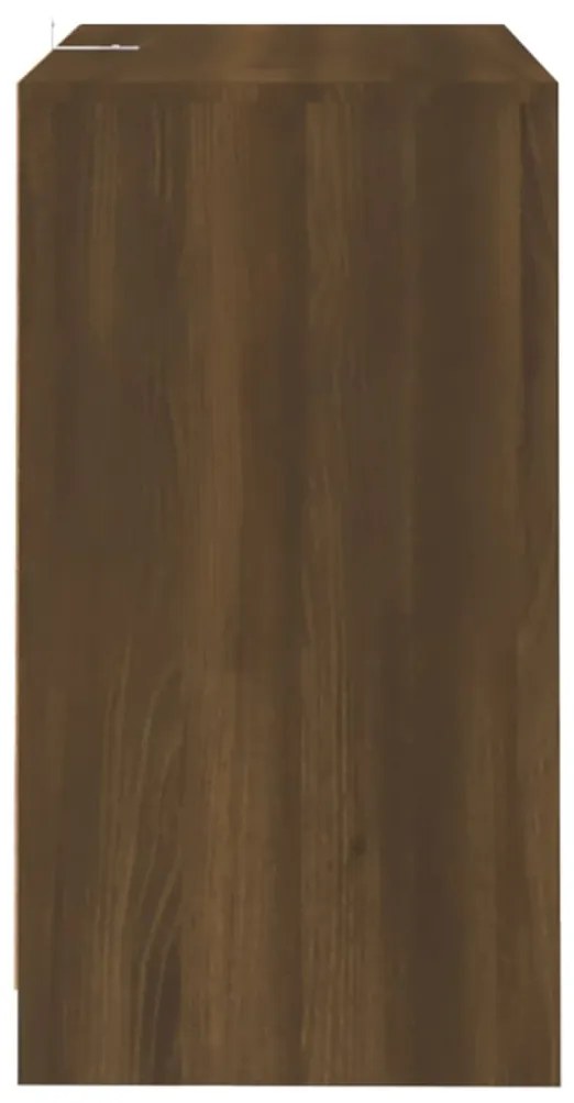 Aparador 70x41x75 cm madeira processada carvalho castanho