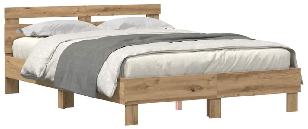Estrutura de Cama de Carvalho Carvalho Artesanal